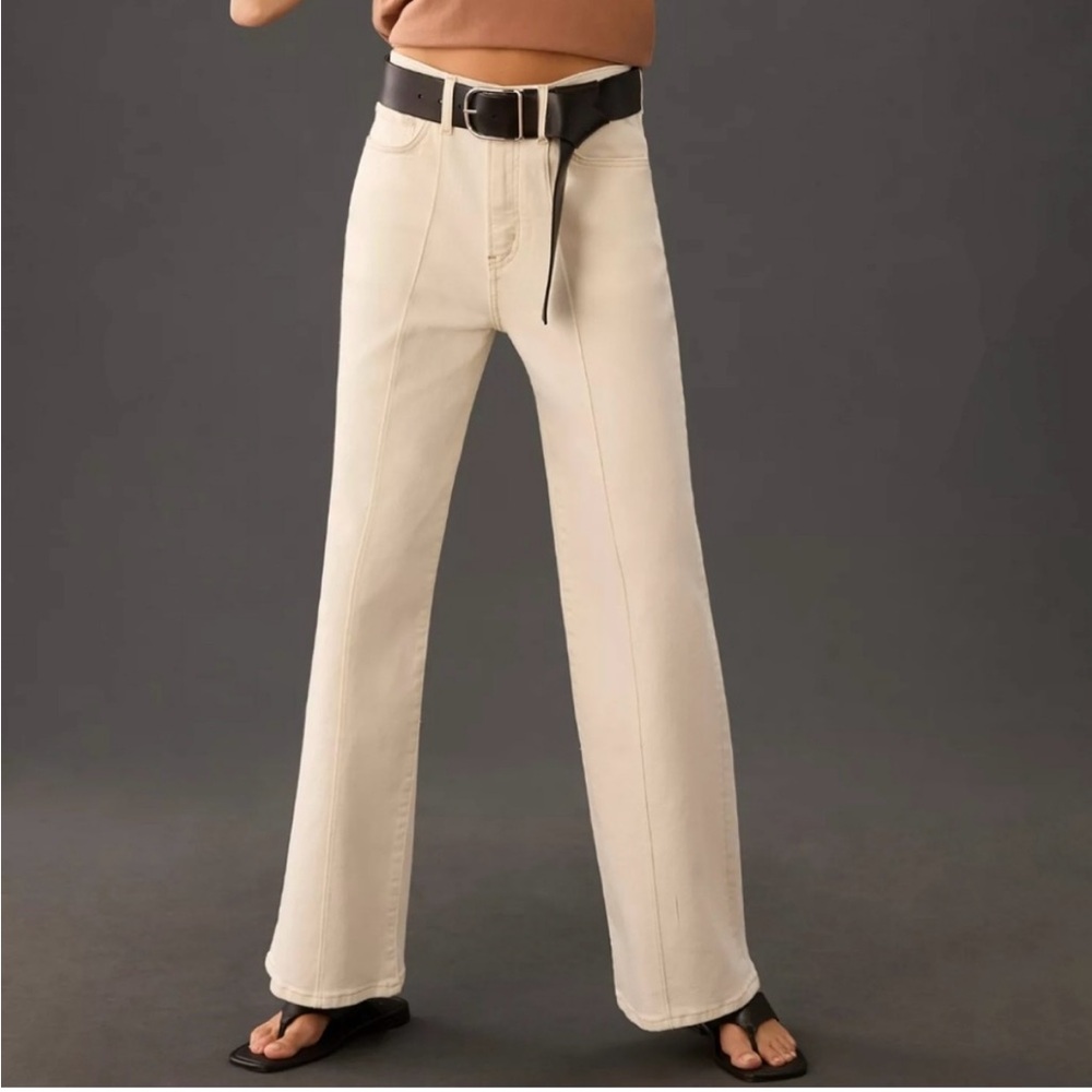 NWT Pilcro White Flare & Wide Leg Jeans Sz 29
